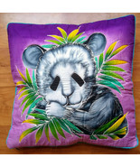 New Handpainted Batik Koala bear bamboo 23X23 Inch Cotton Pillow Cover Bali - £18.79 GBP