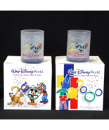 Walt Disney World 2000 Shot Glass Frosted  Mickey Mouse &amp; Friends 2.6&quot; H... - $16.65