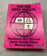 1981 FORD CAR SHOP MANUAL THUNDERBIRD/XR-7/FAIRMONT/ZEPHYR 365-126-81B - £35.40 GBP