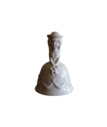 Goebel Flower Girl Figurine Hand Dinner Bell W Germany White Porcelain V... - $267.48 MXN