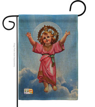 Divine Baby Jesus Burlap - Impressions Decorative Garden Flag G153052-DB - £18.02 GBP