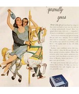 1947 Kotex Feminine Sanitary Napkins Advertisement Carousel Carnival DWPP18 - $41.15 CAD