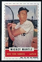 1960 Topps Bazooka #31 Mickey Mantle Reprint - MINT - New York Yankees - £1.55 GBP