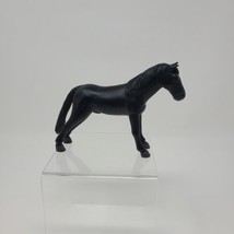 Terra by Battat Black Horse Stallion Stud Toy Figure Figurine - £6.31 GBP