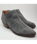 Lucky Brand Women&#39;s Fryna Gray Ankle Leather Suede Upper and Round Toe B... - £31.23 GBP