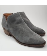 Lucky Brand Women&#39;s Fryna Gray Ankle Leather Suede Upper and Round Toe B... - $54.69 CAD