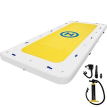 VEVOR Inflatable Dock Floating Platform, 12 x 6 ft, 3-5 Person Capacity,... - $537.87