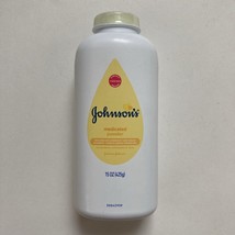 Johnson&#39;s Medicated Baby Powder, 15 oz (425g), Sealed, Zinc Oxide Corn Starch - $66.49