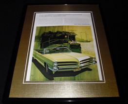 1966 Pontiac Wide-Track Framed 11x14 ORIGINAL Vintage Advertisement  - £34.82 GBP