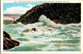 The Big Wave in the Whirpool Rapids Niagara Falls New York Vintage Postcard C14 - £4.38 GBP