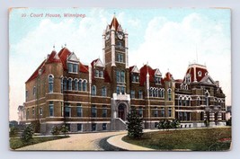 Courthouse Building Winnipeg Manitoba Canada UNP DB Postcard M2 - £3.57 GBP