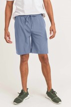 Mono B active drawstring shorts with zippered pouch in Sky Blue - size M - $47.52