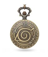 Naruto Style Anime Classic Retro Vintage Quartz Pocket Keychain for Men ... - $23.76