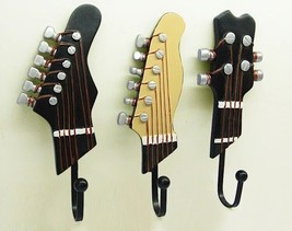 Ganchos de cabeza de guitarra para decoración del hogar, montado en la p... - £26.74 GBP+
