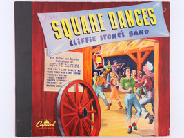 Cliffie Stone - Square Dances 1951 4x 10&quot; 78rpm Shellac Record Book Set CD-4009 - $71.38