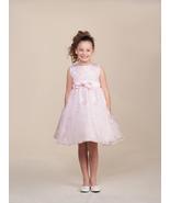 Sweet Pink Lace/Satin Flower Girl Holiday Party Pageant Dress, Crayon Ki... - £42.35 GBP