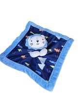 Falls Creek Infant Lovey 11X11 Blue Lion Security Blanket Soft Crib Toy - £13.40 GBP