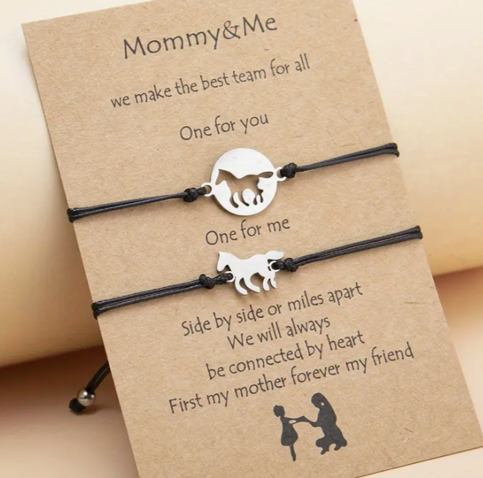 Bracelet horse mommy and me