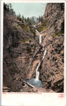 Seven Falls Cheyenne Canyon Colorado Postcard Posted 1909 - £16.57 GBP