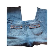 Swak Women&#39;s Size 18W Embellished Blue Jeans - £10.97 GBP