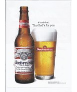 1999 Budweiser Beer Print Ad Vintage 8.5&quot; x 11&quot; - £15.09 GBP