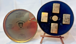 1994 Brass Zippo Lighter Allied Heroes Collectors Edition In Tin With Ke... - £189.64 GBP