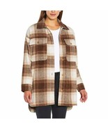 Banana Republic Womens Shirt Jacket Shacket Size XS Brown Bailor Plaid G... - $34.85