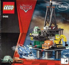 Instructions Book 4 Only For LEGO Disney PIXAR CARS Oil Rig Escape 9486 - £5.19 GBP
