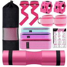 Barbell Pad Set, 11 Pcs Barbell Squat Pad For Hip Thrusts, Lunges, Leg D... - $61.99