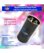 Motor Start Capacitor KC 270-324 MFD 110-125V Replaces  MARS 11019 - $33.55 CAD