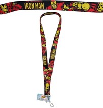 Buckle Down Marvel The Invincible IRON MAN LANYARD (1in Wide 22in Long) - £5.44 GBP