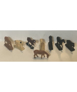 Animal Figures Lot Of 8 Model Train Accessories Background - £5.48 GBP