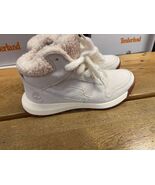 TIMBERLAND WOMEN&#39;S RETRO SWIFT HIGH TOP LACE SNEAKE NATURAL SUEDE A431J-EUP - $1,559.06 MXN