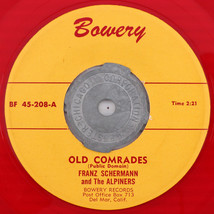 Franz Schermann - Old Comrades / San Diego Polka - 1956 45 rpm Record 45... - $11.10