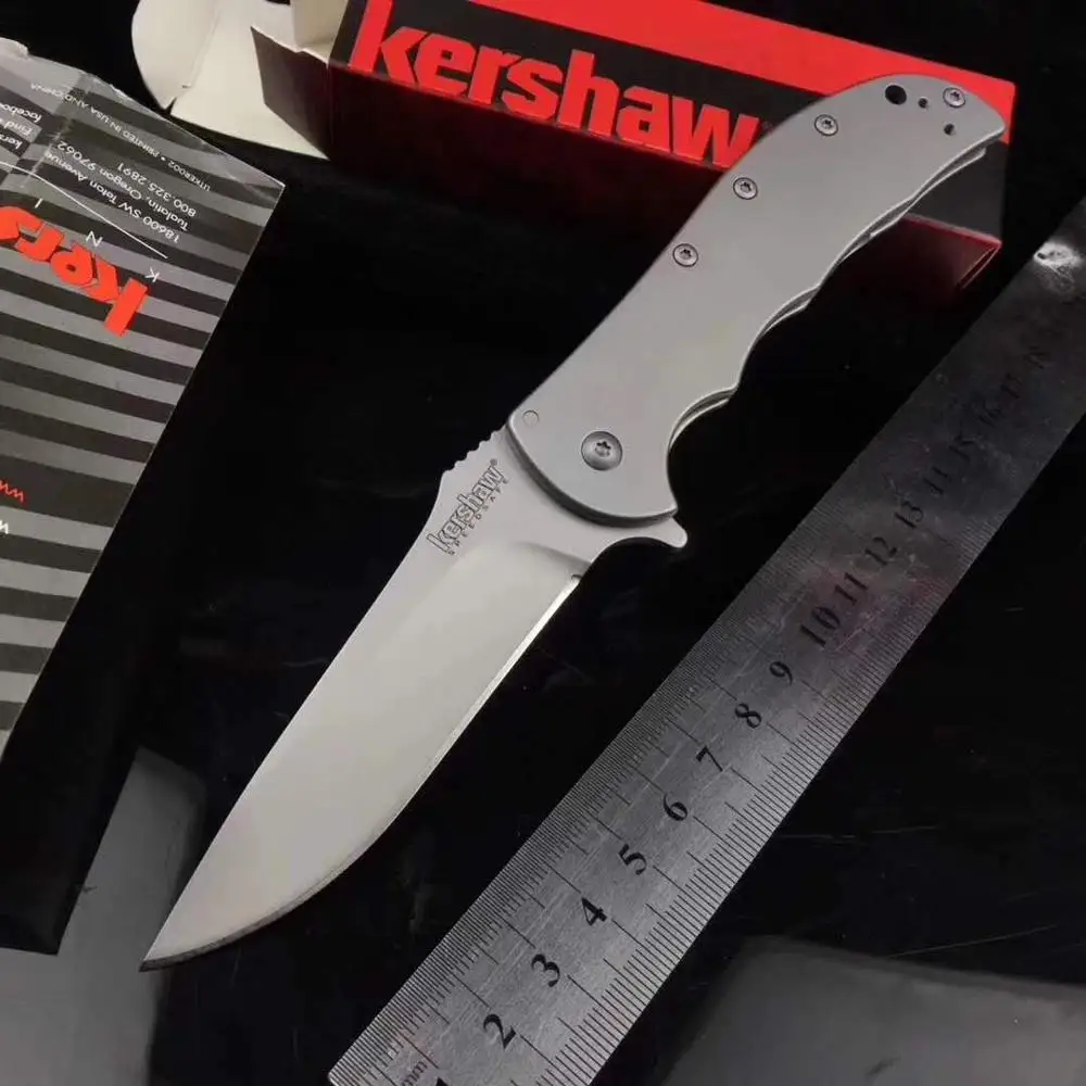 Kershaw 3655 Folding  8cr17mov Blade All Steel Handle Pocket Outdoor Camping Hun - £173.56 GBP