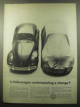 1959 Volkswagen Beetle Ad - Is Volkswagen contemplating a change? - £11.72 GBP
