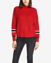 Sanctuary Womens Size XL Speedway Red Knit Striped Pullover Sweater Top NEW - £27.77 GBP