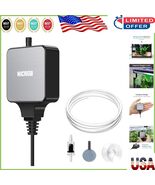 Compact and Silent Aquarium Air Pump with Accessories - Ideal for Small ... - $37.18 CAD