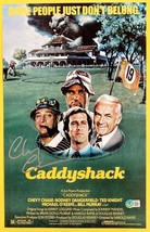 Chevy Chase Signé En Argenté 11x17 Caddyshack Film Affiche Photo Bas - $155.19