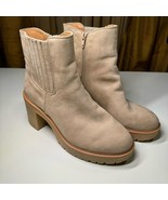 Universal Threads Nude Chunky Booties Women’s Size 8 - $215.14 MXN