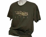 SITKA Gear Mens XXL 2XL Icon Subalpine Short T Shirt Digital Camo Logo Pima - $19.98