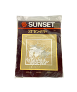 Sunset Designs Needlepoint Stitchery Kit WATER WONDERLAND Koi Fish Seaweed - £30.24 GBP