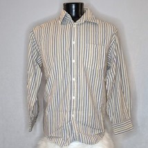 Men’s XL Eighty Eight Button-Up Shirt - Stylish Brown Stripe - £7.10 GBP