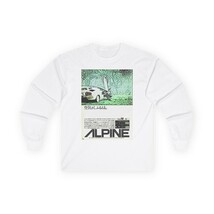 Alpine Stereo Retro Art Graphic Print Tee Shirt Long Sleeve Crewneck Gif... - $21.89+