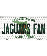 Jaguars Florida State Background Metal License Plate Tag (Jaguars Fan) - £11.95 GBP