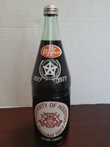 University of Houston Cougars Vintage 1977 Dr. Pepper 32oz Bottle Unopened - £29.05 GBP