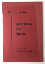Resources for Bible Study and Prayer Groups of Different Christian Backgrounds - £15.81 GBP