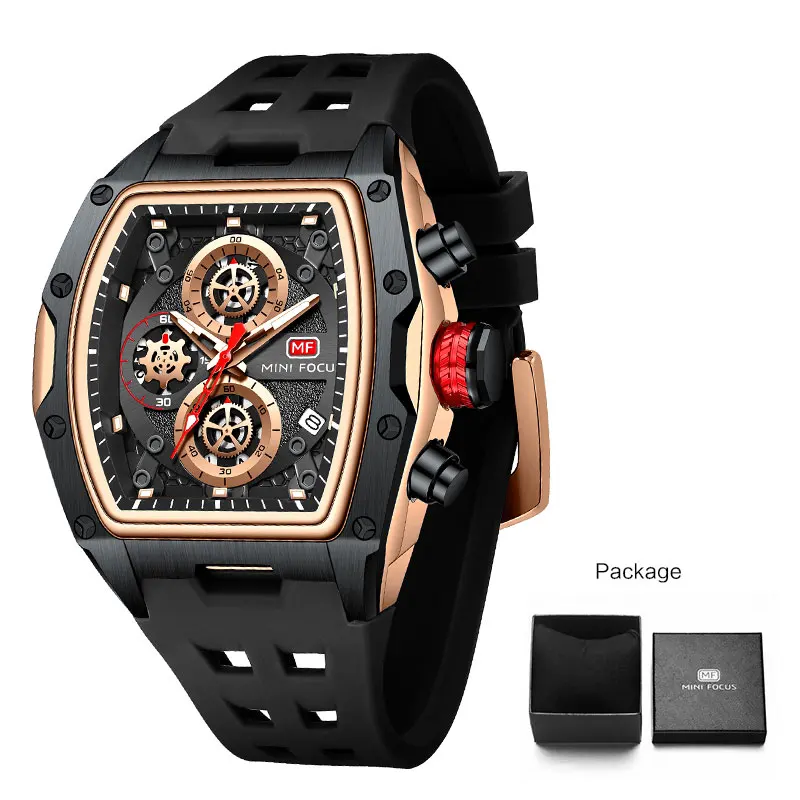 Blue Quartz Watch Men Fashion Military Sport Chronograph Wristwatch with... - $51.52