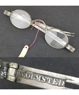 antique wire rim glasses Sterling Silver 925 spectacles expanding N. Olm... - €129,64 EUR