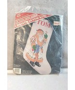 Vintage Banar Designs Old World Santa Cross Stitch Christmas Stocking Kit - £7.76 GBP